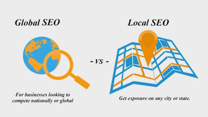 What's the Distinction Between Local and Global SEO?